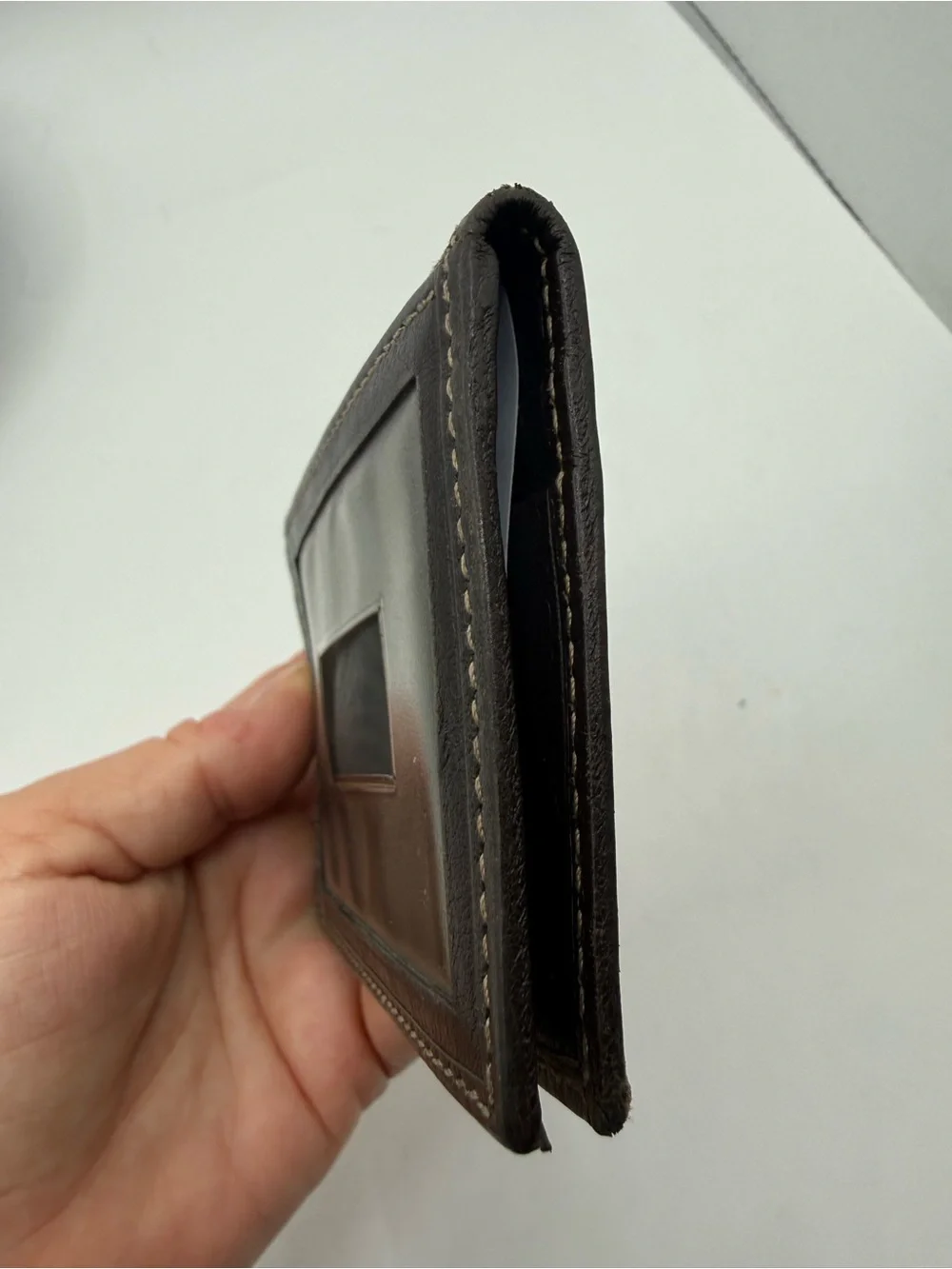 Gucci Brown Tan Monogram Card Holder wallet with Heart Logo - Picture 4 of 10